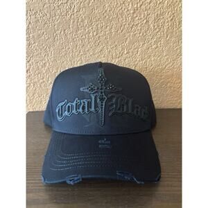 Total Black Rude Awakening X Tombochio Snapback Hat Cap Adjustable Black